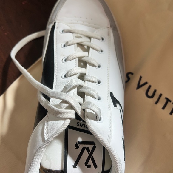 LOUIS VUITTON
Charlie Sneakers size 10 - 1st pic stock pic; rest are actual GUC - Picture 4 of 10